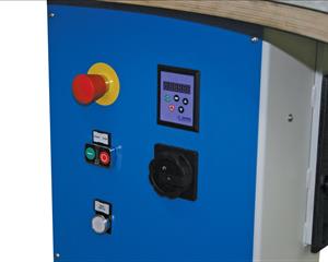 Panneau de contrôle avec affichage numérique <br>électronique de la vitesse et bouton d'arrêt d'urgence