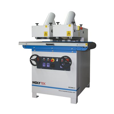 HC600 / OB / 2X4.8 * Distressing machine 24" one (1) side, two (2) heads, oscillating