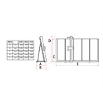 ORCA 1550S-DRHC * Vertical panel saw with scoring and digital readout for horizontal cut