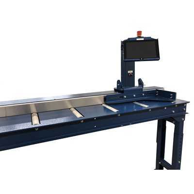 PSADV-SRF-9.0 * Automatic stopper 9.0M - Flat table with steel rollers