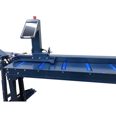  PSLAZ-SRF-4.5 * Automatic stopper 4.5 M - Flat table with steel rollers