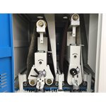 BKM-4375DA * Wide belt sander 42" Two (2) stations / head with rubber roller (drum) and combination head 