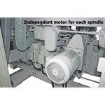 MX-6S23 * Six (6) spindles moulding machine