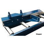 PSADV-SRF-9.0 * Automatic stopper 9.0M - Flat table with steel rollers