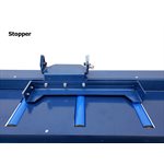  PSLAZ-SRF-4.5 * Automatic stopper 4.5 M - Flat table with steel rollers