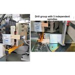 TRGSI 8500 AP * Angled cut-off saw with pusher and boring groupe