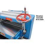 A1-24 * Raboteuse 24" à tête hélicoïdale