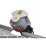 HC150 / 1X1.3 * Sableuse à brosse verticale