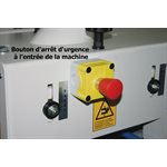 HC300 / OB / 2X3.6 * Rusticatrice 12" une (1) face, deux (2) têtes, oscillante