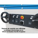 HC300 / OB / 2X3.6 * Rusticatrice 12" une (1) face, deux (2) têtes, oscillante