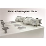HC300 / OB / 2X3.6 * Rusticatrice 12" une (1) face, deux (2) têtes, oscillante