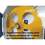 HP-11PI-600 * Scie à refendre horizontale avec dispositif d'inclinaison