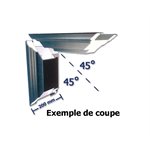 JS-200-600 * Scie à lames jumelées pour aluminium (Coupe à 45°)