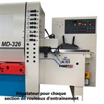 MD-326 * Raboteuse double face avec déligneuse multiple