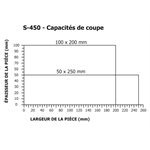 S-450 / 5.0-750W * Ébouteuse automatique programmable