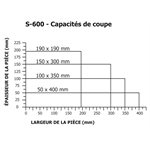 S-600 / 6.0-1KW * Ébouteuse automatique programmable