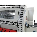 SUPER-MD-630-8 * Moulurière six (6) têtes-cotés 200 mm